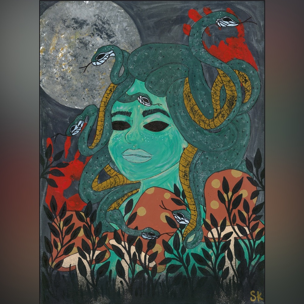 8X10 Medusa Art Print